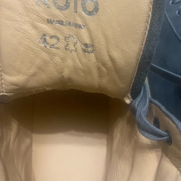 Kolo Italy Gray Suede Lace Up High Top Shoes Mens Size US 9 EUR 42 - Picture 9 of 14